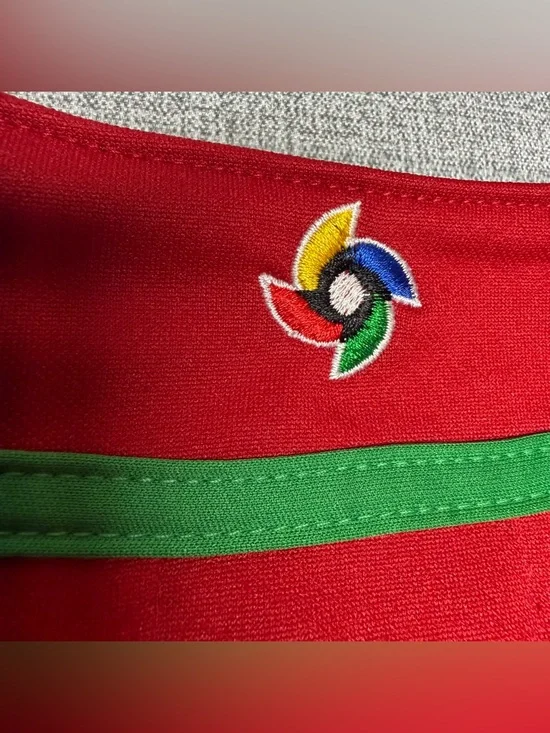 NWT Mitchell & Ness Mexico National Team Baseball Jersey Red Large - Picture 7 of 11